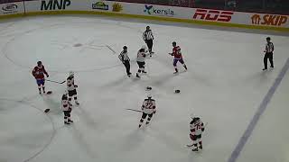 Laval Rocket's Nolan Yaremko and Utica Comets' Mason Geertsen get into a fight 3/17/23