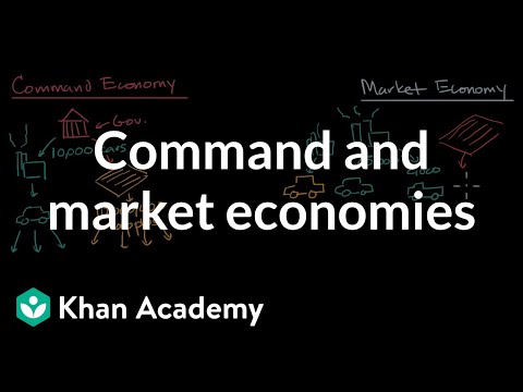 What are the differences between command economies and market economies?