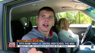 Fifth bomb threat in four days plummets Central High School attendance