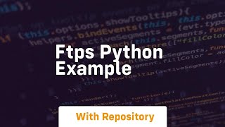 ftps python example