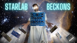 Starlab Beckons - 6 Synths Through The Strymon Starlab Reverb NO TALKING - DFAM, Nymphes and more