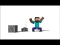 música minecraft steve bailando con zombies y creepers