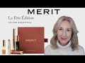 FULL FACE OF MERIT BEAUTY | MINIMALIST HOLIDAY 