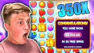 INSANE RAW WIN ON FRUIT PARTY!!!!!!!