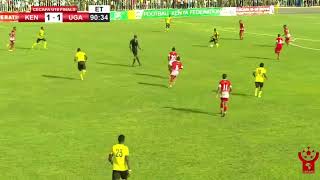 Kenya VS Uganda CECAFA Final! Kenya 1-2 Uganda so far, extra time ongoing!!