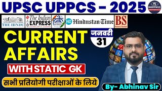 31 Jan 2025 Current Affairs|Current Affairs  UPSC, CSE, UPPCS| Maadhyam IAS The Hindu, PIB Today