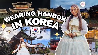 🇰🇷 KOREAN DRESS CHALLENGE in KOREA  [korean snacks, jeonju vlog] ~ priyaxagg