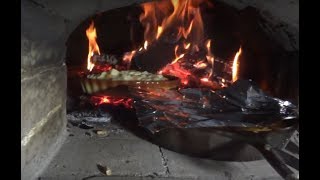 2017 12/11 石窯パンBaking Bread in a Wood Fired Pizza Oven