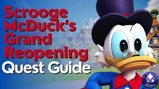Scrooge McDuck's Grand Re-Opening Quest Guide in Disney Dreamlight Valley