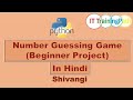 Number Guessing Game(Beginner Project) | Hindi | Python Program | IT TrainingPath #pythonshivangi