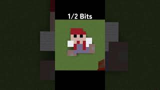 Minecraft マリオ 64bit 32bit 16bit 8bit 4 bit 2bit 1bit...