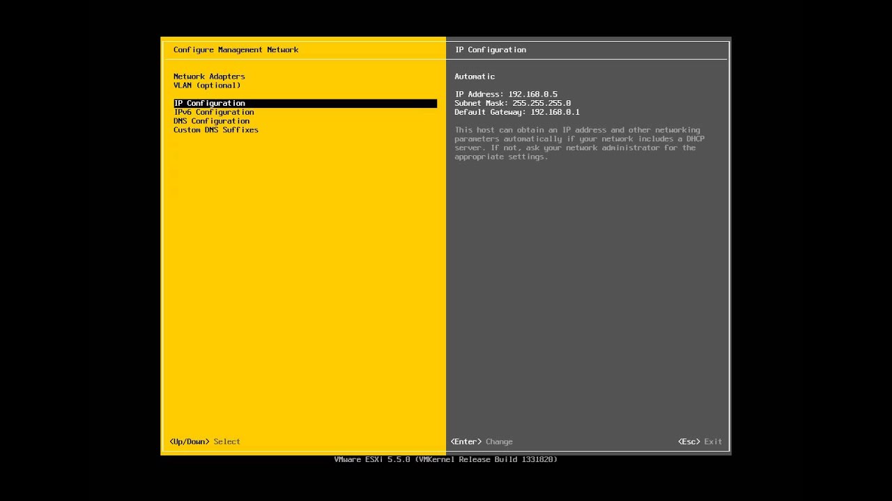 How To Install VMware ESXi 5.5.0 - YouTube