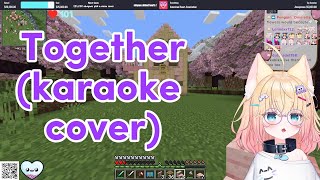 MinikoMew sings Together by Ellie Minibot (in minecraft)