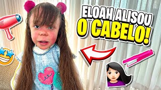 ELOAH ALISOU O CABELO E QUER SER IGUAL A SARAH ! Dia a Dia com Amanda