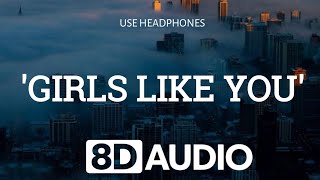 Maroon 5 - Girls Like You ft. Cardi B ( 8D Audio )🎧