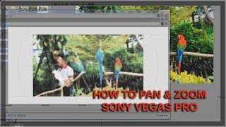 How to use Pan and Zoom in Sony Vegas Pro -  Tutorial #7