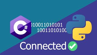 Connect C# and Python tutorial // continuous communication