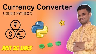 USD to INR || currency convertor using python 💸 || Python projects for beginners || Project maker