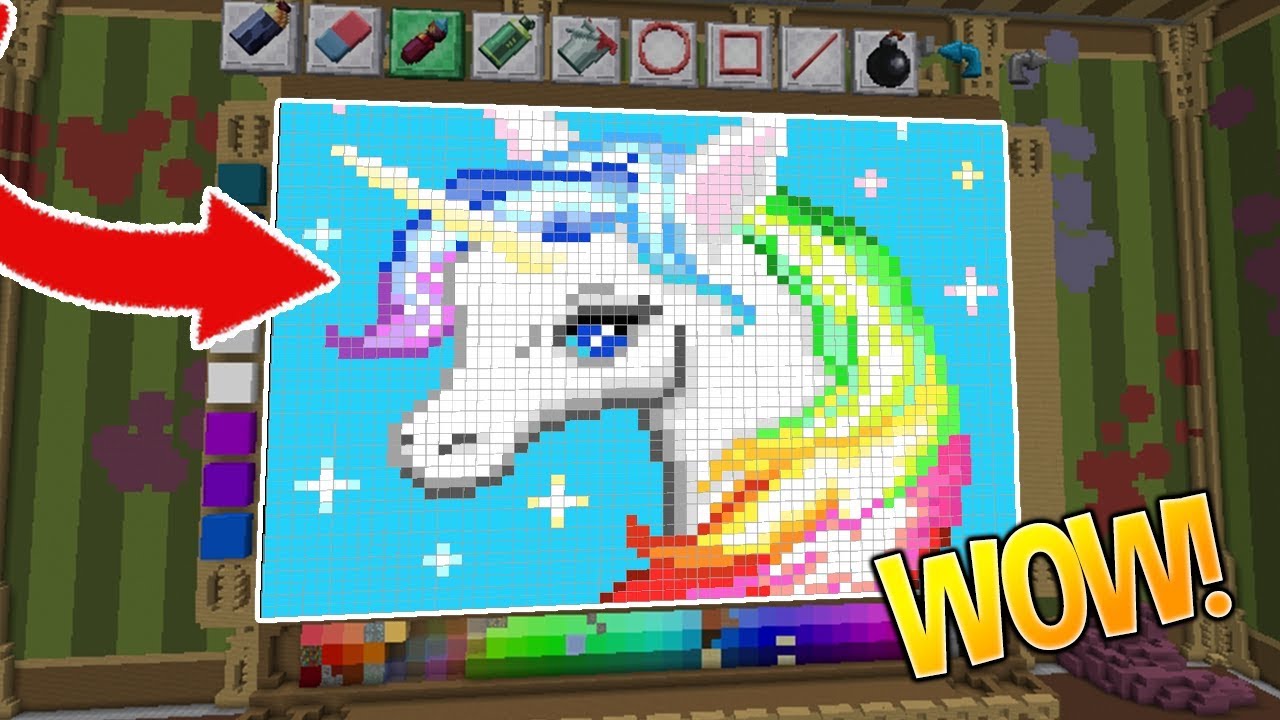 SO PRETTY!! (Minecraft Pixel Painters) - YouTube