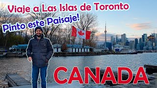 Viaje y pintura en las Islas de Toronto Canadá por Nelson Valji