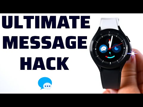 Galaxy Watch 4 – RECEIVE AND SEND ALL MESSAGES! (WIFI and LTE)