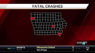 Iowa State Patrol investigate three fatal crashes