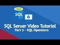 SQL Part 3 Operators
