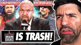 WWE Saturday Night's Main Event was....BAD (Wrestling Hot Takes)