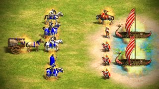 Teutons Heroes vs Vikings Heroes | AoE II: Definitive Edition