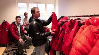 Helly Hansen - WWTW expedition receives modified gear in Oslo office
