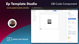 EP Template Studio - QR Code Component Walkthrough
