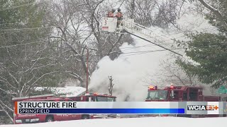 Springfield home ‘probably a total loss’ after Tuesday fire