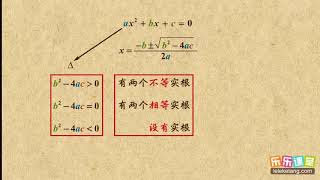 07根的判别式     一元二次方程      初中数学初三