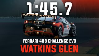 Watkins Glen 1:45.7 - Ferrari 488 Challenge EVO - GO Setups | ACC 1.10.2