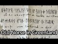 The Old Norse Language in Greenland