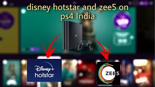 ZEE5 and HOTSTAR on ps4 in India | with proof |ZEE5 AND HOTSTAR ON PS4  |#ps4