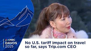 No U.S. tariff impact on travel so far, says Trip.com CEO