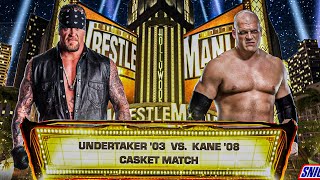 Undertaker Vs Kane - Casket Match At Wrestlemania