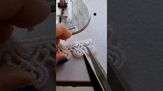 Cotton Lace  Creativity Using Asmr Sounds With  Sewing Tips And Tricks #shorts #Asmr #asmrsounds