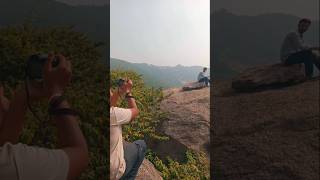 Photoshoot 📷 up the rock with graceful hills🗿🗻#canonr100 #hills #photography #photoshoot #shortsfeed