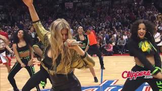 Fergies Surprise L A Love Performance At The Clippers Game