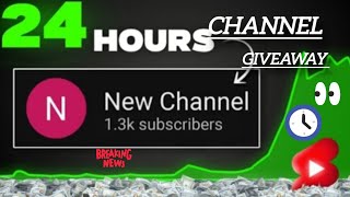 channel giveaway 1,000 Subscriber in 24 Hours Is it possible? | ( Shocking Result 😍 )