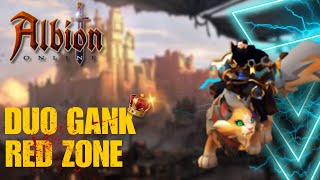 Duo Gank !! |  RED ZONE | ALBION ONLINE PVP