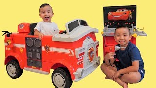 Fire Truck Surprise Unboxing Pretend Play With CKN