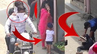 CC TV Footage Bacha Chor Pakrde Gaye | Ludhiana India Punjab Viral Video 2023