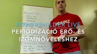 PERIODIZÁCIÓ ERŐ- ÉS IZOMNÖVELÉSHEZ | PowerBuilder Online Szeminárium