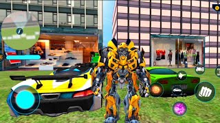 Optimus Prime Multiple Transformation - Jet Robot Car Game 2021 - New Update - Android Gameplay