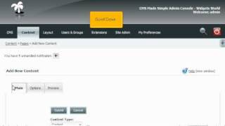 How to add new content to CMS Made Simple - CMS Tutorials
