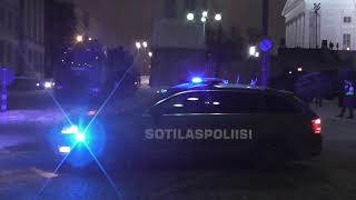 Military convoy / Kenttätykistö 100-vuotta Helsinki, Finland 2018