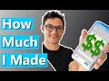 How Much MONEY I Made from Building an App | Passive Income Side Hustle